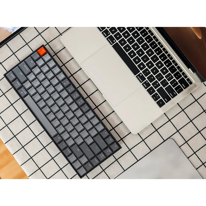 Keychron K2-A1 Wireless Mechanical Keyboard 84 Key White Backlight Plastic Frame Red Switch