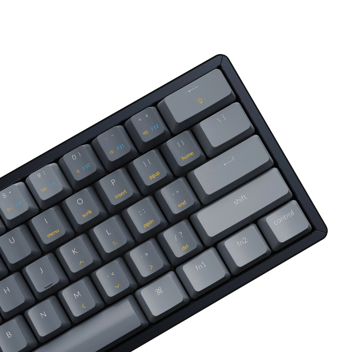 Keychron K12-D1 Wireless Mechanical Keyboard  61 Key White Backlight  Keychron Optical (Hot-swappable) Red Swich