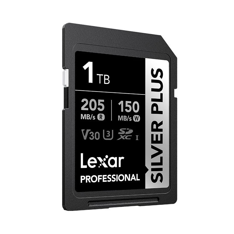 Lexar 1TB Professional SDXC SILVER PLUS UHS-I Memory Card 205MB/s