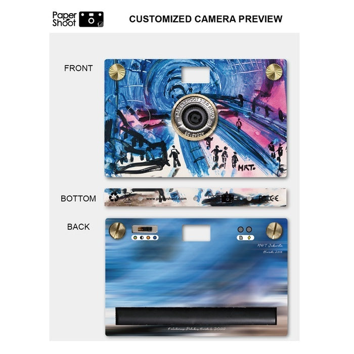 Paper Shoot Paper Camera Case MRT Jakarta 2, Hardi 2016