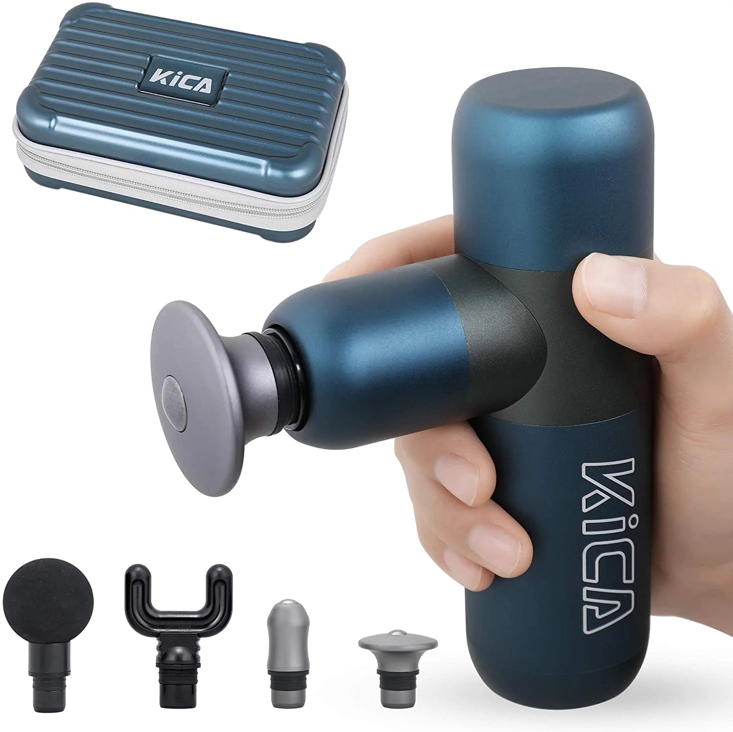 KiCa K2 Portable Mini Massage Gun Blue Gen 2