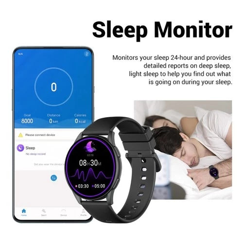 Kieslect K11 AMOLED Smart Watch Always On Display Heart Rate Monitor