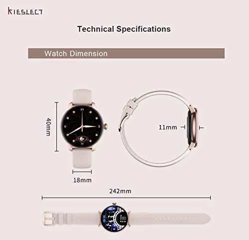 Kieslect L11 Lady Smart Watch Heart Rate SpO2 Monitor Gold