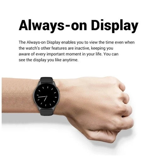 Kieslect K11 AMOLED Smart Watch Always On Display Heart Rate Monitor
