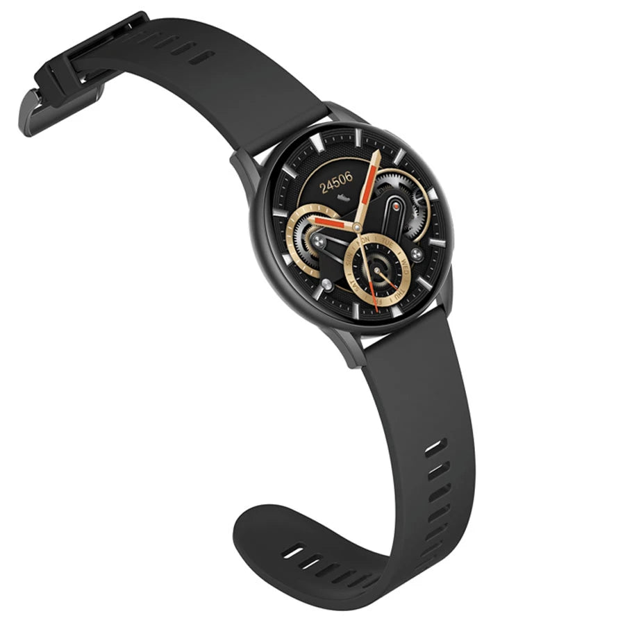 Kieslect K10 Smart Watch Heart Rate SpO2 Monitoring 1.32 inch AMOLED Black