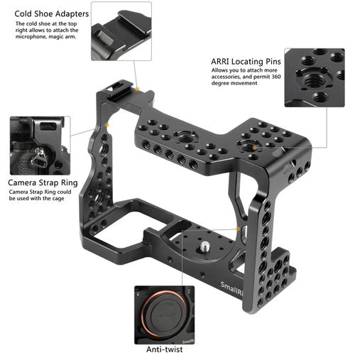 SmallRig 2103 Camera Cage Kit for Sony a7 III Series Cameras