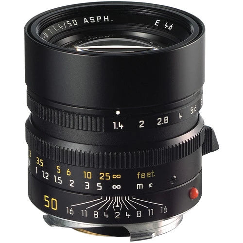 Leica Summilux-M 50mm f1.4 ASPH Lens (Black) - 11891