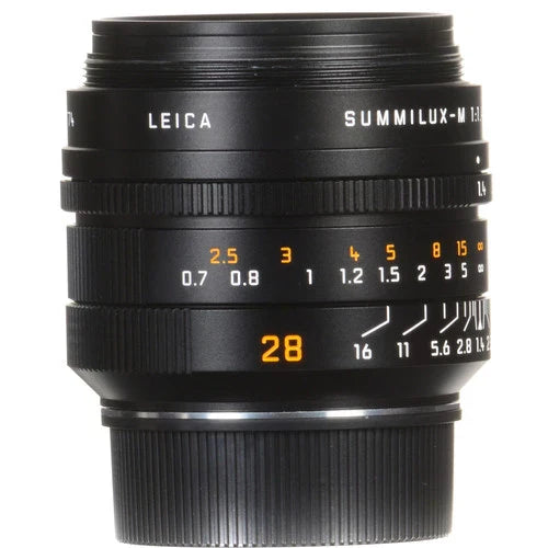 Leica Summilux-M 28mm f1.4 ASPH Lens (Black) - 11668