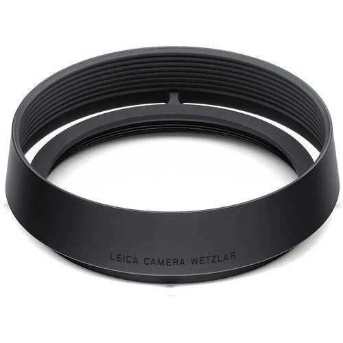 Leica Round Lens Hood Q Aluminum Black 19657