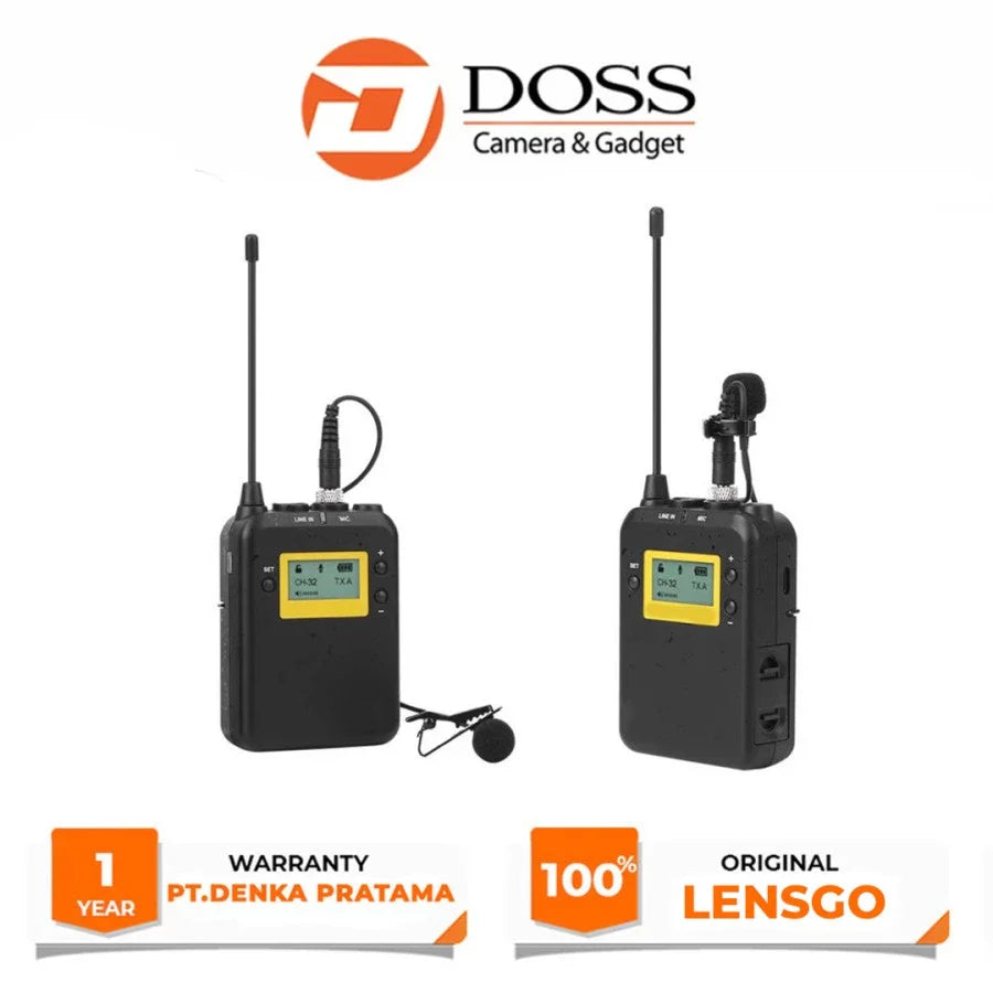 LENS GO LWM-328C WIRELESS LAVALIER SINGLE