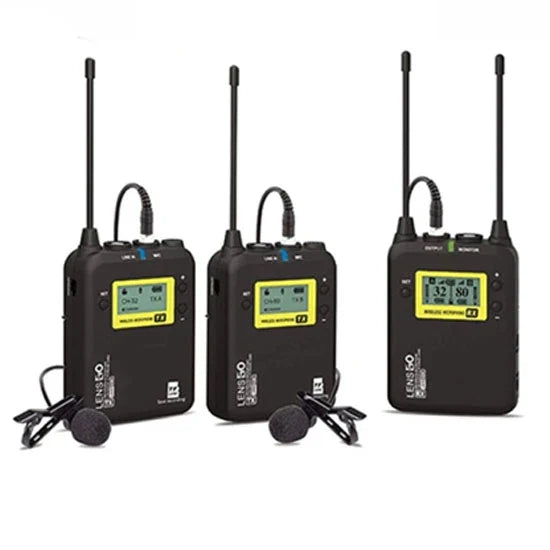 LENS GO LWM-328C WIRELESS LAVALIER DOUBLE