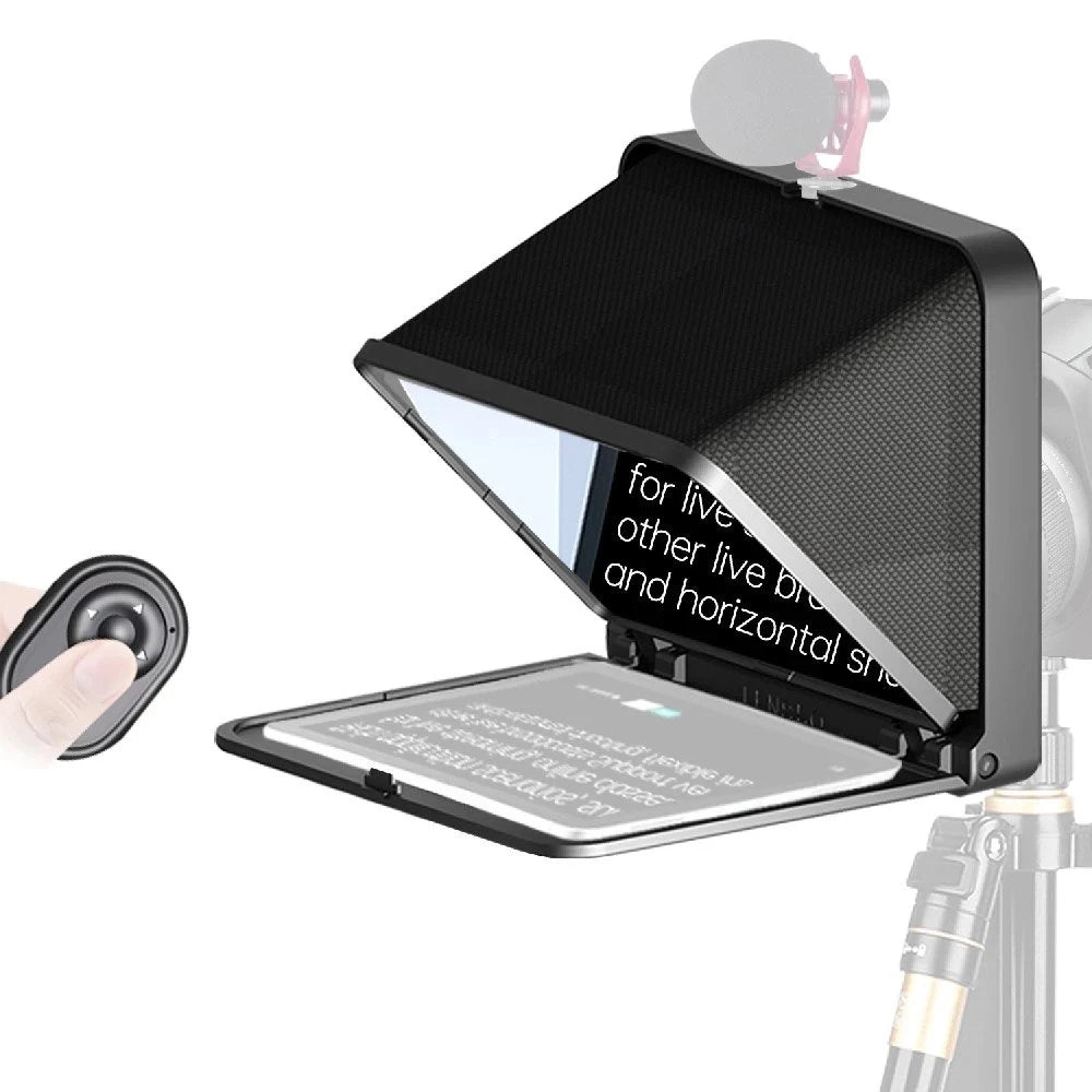 Lens Go TC7 Broadcast Teleprompter for DSLR Iphone Ipad Mirrorless Camera