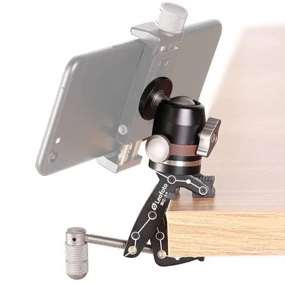Leofoto MC-30 Multifunction Clamp with MBH-19 Mini Ball Head