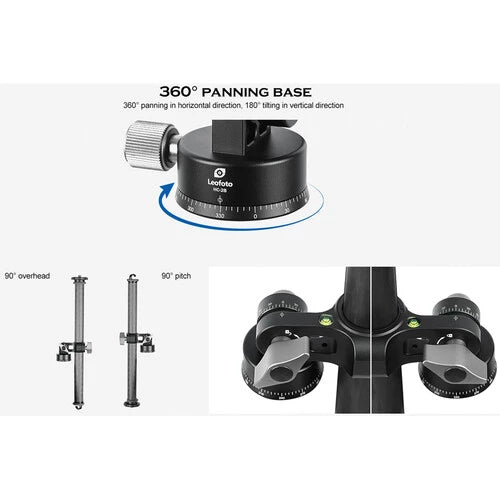 Leofoto HX-22 Center Column Tilt Adapter for LX-225CT / LX-224CT Tripod