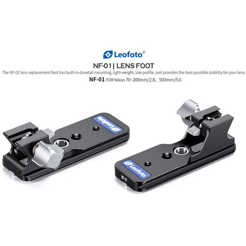 Leofoto NF-01 Lens Foot for Nikon 70-200mm f2.8 & 500mm f5.6 Lens