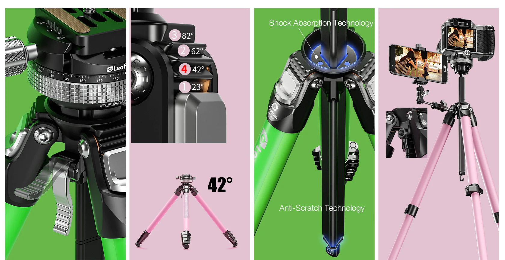 Leofoto LY-265CF(Pink)