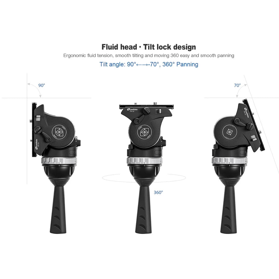 Leofoto FH-10 Professional Fluid Video Head