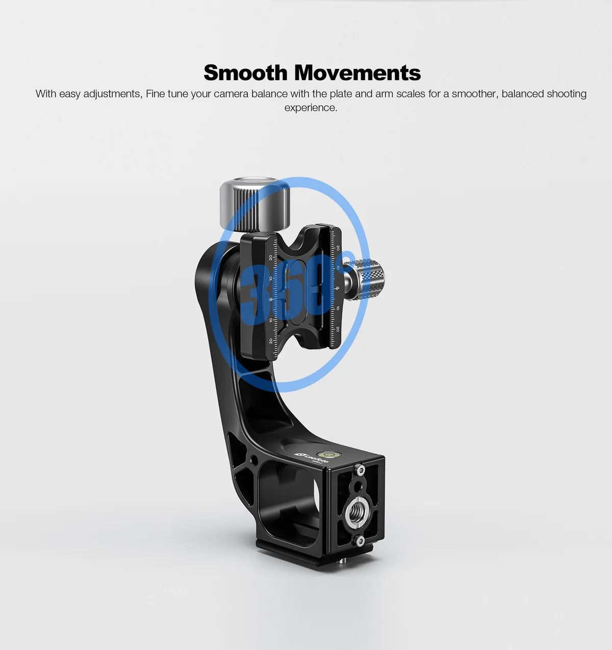 Leofoto MPG-02 Gimbal Attachment for Heads (Arca Compatible)