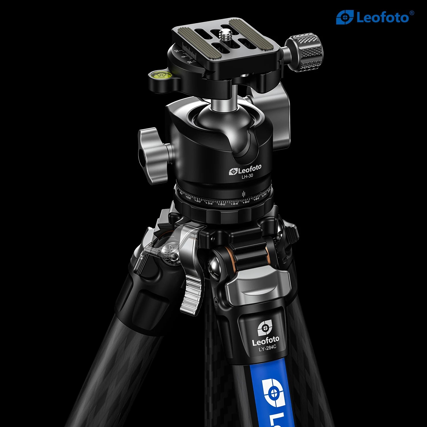 Leofoto LY-284C+LH-30 Carbon Fiber Y Shaped Center Column Tripod