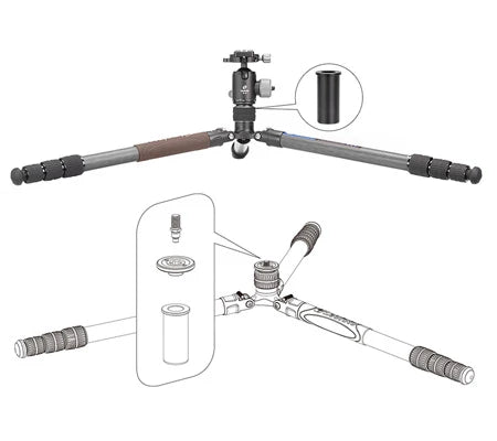 Leofoto LX-284CT Carbon Tripod + XB-38 Ball Head
