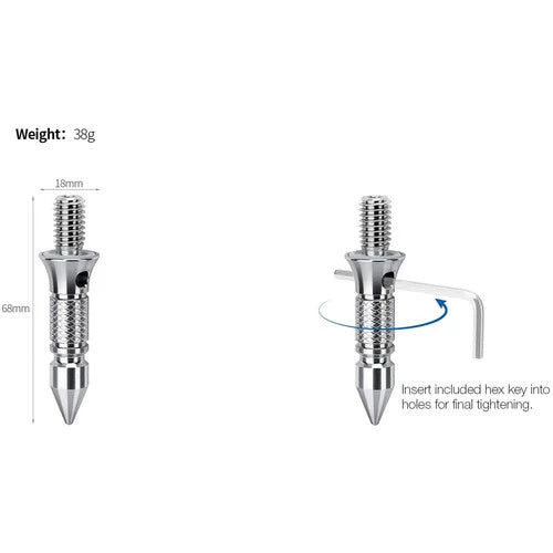 LEOFOTO TRIPOD REPLACEABLE FOOT TFN