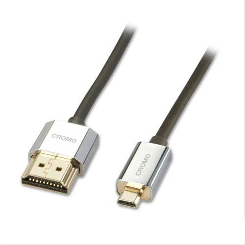 Lindy #41681 Type A/D High Speed HDMI Cable with Ethernet 1m