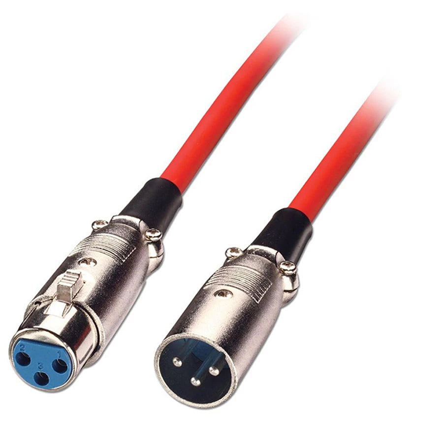 Lindy # 6043 XLR Cable - Male to Female, Black 3m