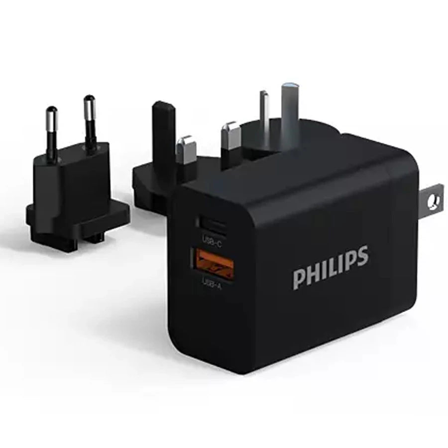 Philips DLP4325N Travel Charger 2 Port PD QC 25W PPS