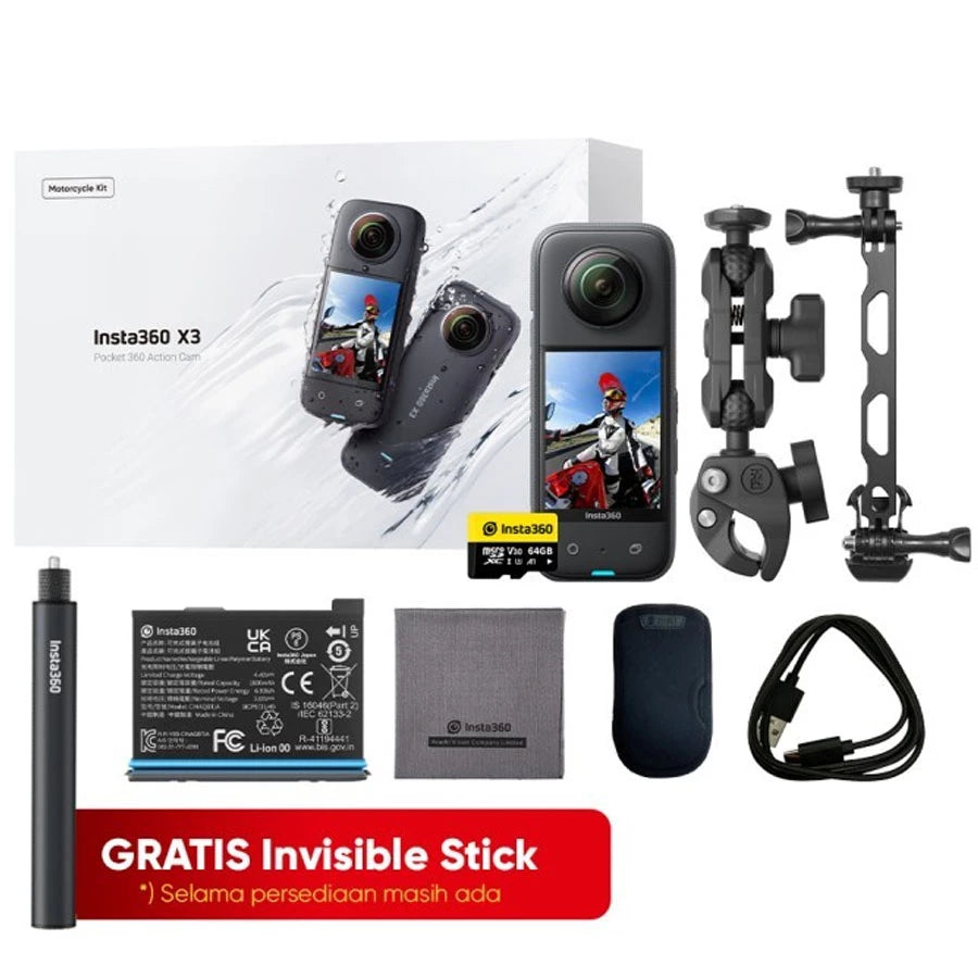 Insta360 X3 Motorcycle Kit Edition