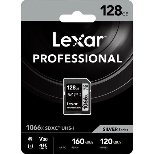 Lexar 128GB Professional 1066x SDXC UHS-I Memory Card
