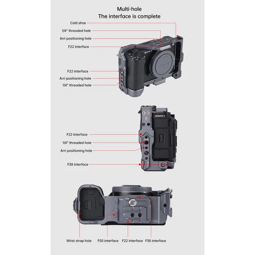 FALCAM F22&F38&F50 Quick Release Cage (FOR SONY ZV-E1) C00B3501
