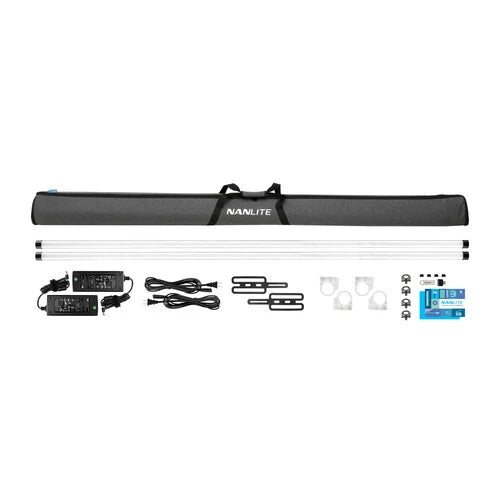 Nanlite PavoTube II 60X RGB LED Pixel Tube Light (240cm, Travel 2-Light Kit)