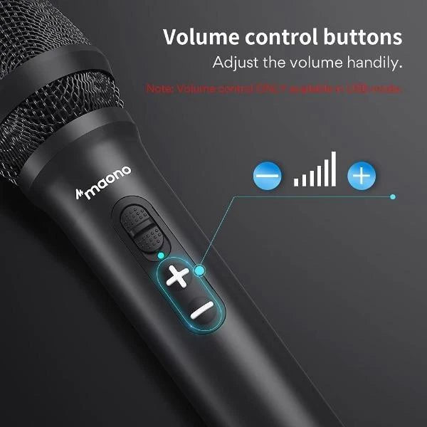 Maono HD300T Microphone USB/XLR Cardioid Dynamic.