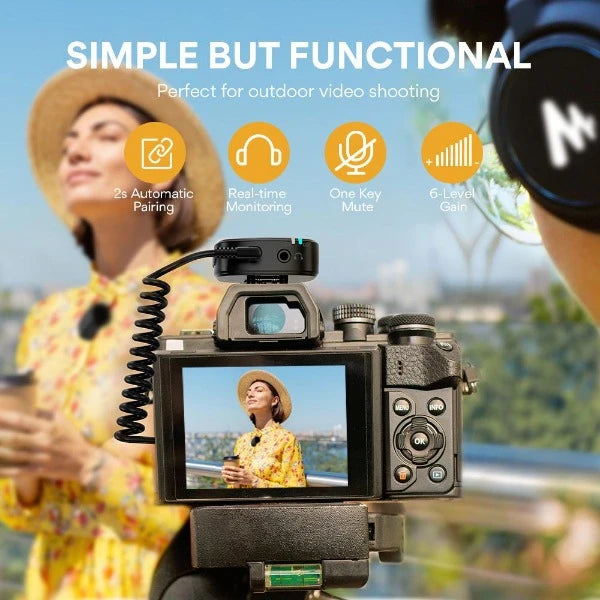 Maono AU-WM820 Compact Wireless Microphone