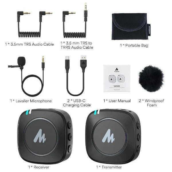 Maono AU-WM820 Compact Wireless Microphone