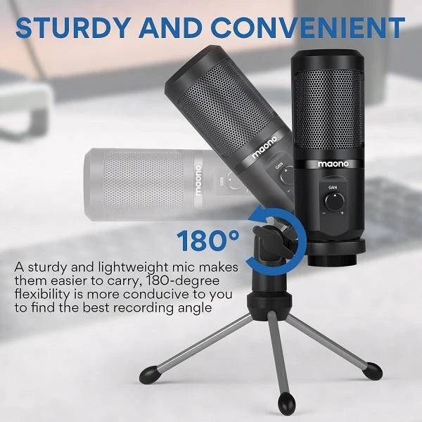 Maono AU-PM461TR Mic USB Condenser Stand Kit Recording