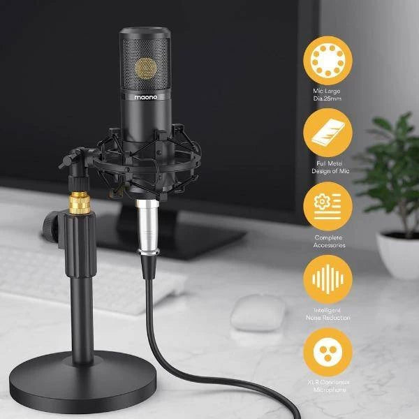 Maono Soundcard Kit AU-AM200-S4 All-In-One Podcast Production Studio