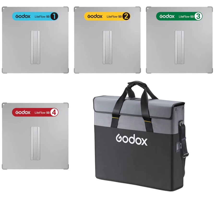 Godox Knowled Liteflow 50 Kit 4-Lightstream Reflector Kit (50x50cm) with Carrying Bag SC16