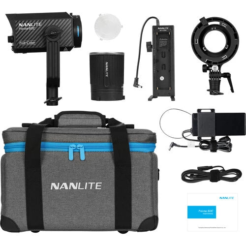 Nanlite Forza 60C RGBLAC LED Spot Monolight Kit