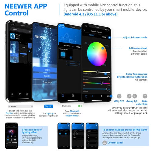 Neewer 660 Pro RGB LED Light