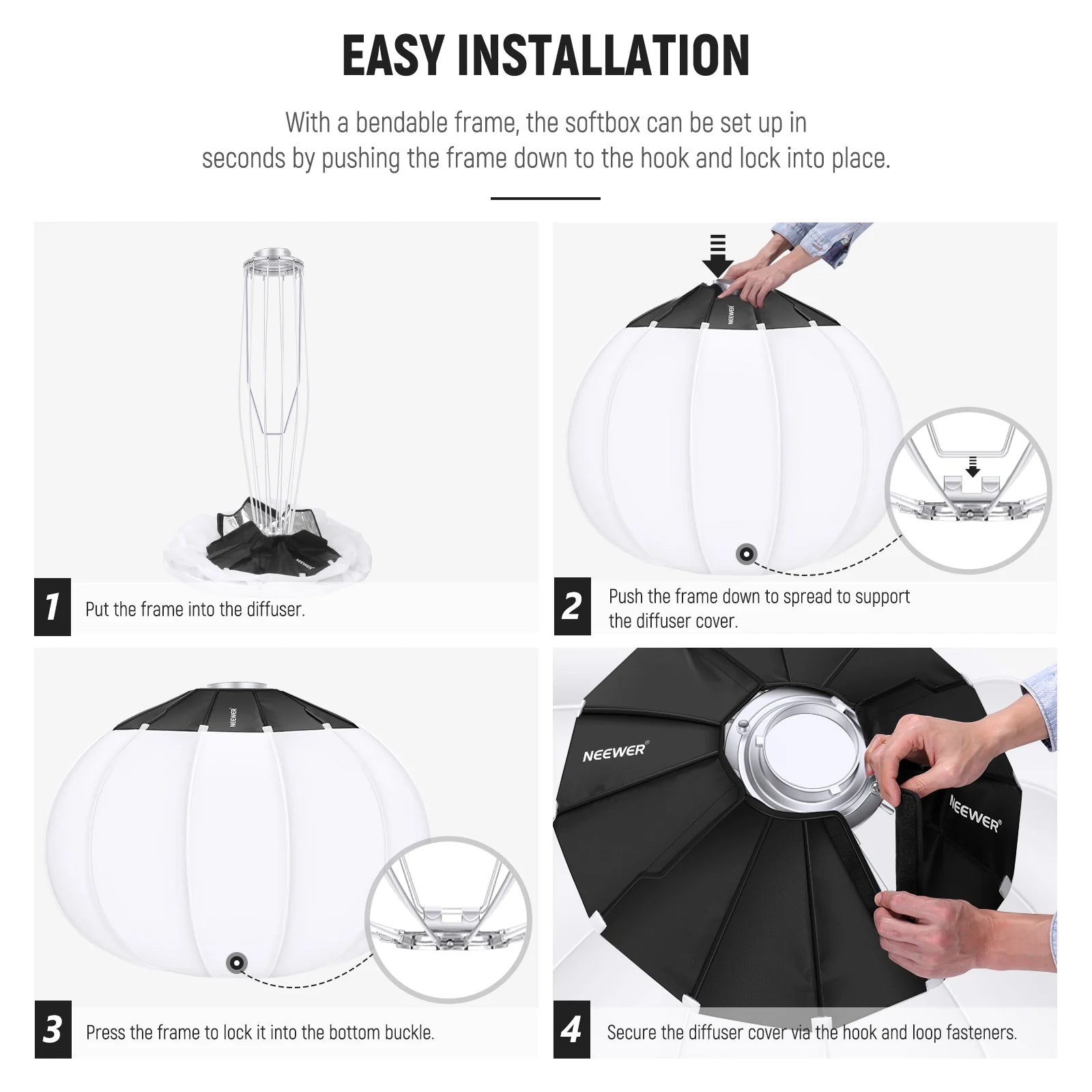 Neewer 85CM LANTERN SOFTBOX WITH SKIRT SET