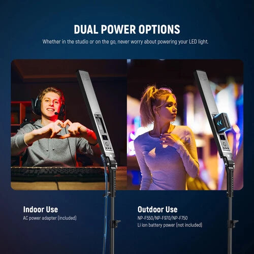 Neewer BH20B REMOTE LED LIGHT WITH FILTER AND STAND KIT (EU)