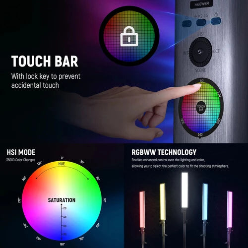 Neewer BH30S HANDHELD RGB LED VIDEO LIGHT