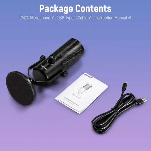 Neewer CM24 RGB Light USB Gaming Microphone