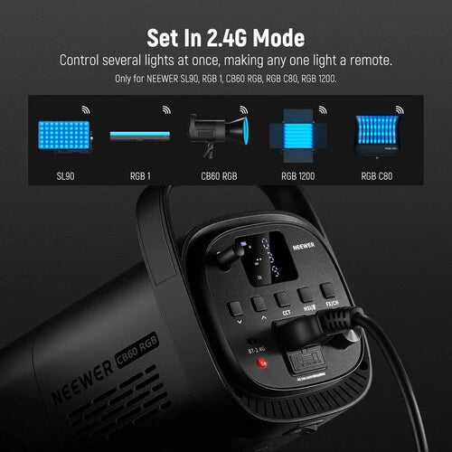 Neewer CB60 RGB LED Monolight (Black)