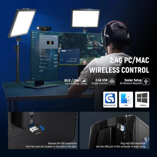 NEEWER GL1 PRO 15.5" Key Light Streaming LED Light