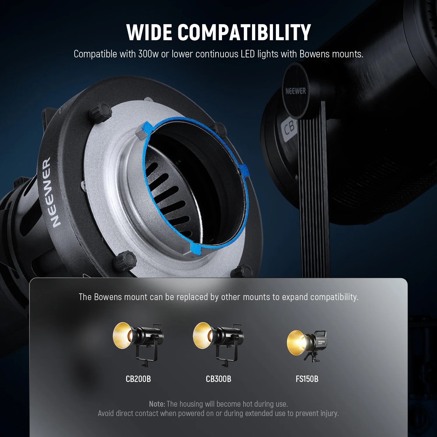 Neewer LS-39 NEEWER 20 BOWENS MOUNT SPOTLIGHT WITH BAG