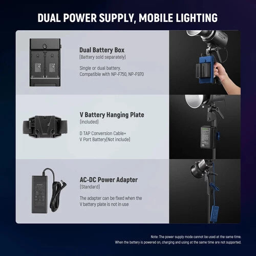 NEEWER MS60C RGB LED Video Light Handheld Spotlight