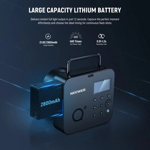 Neewer Q4 400W 2.4G TTL FLASH WITH BATTERY (EU)