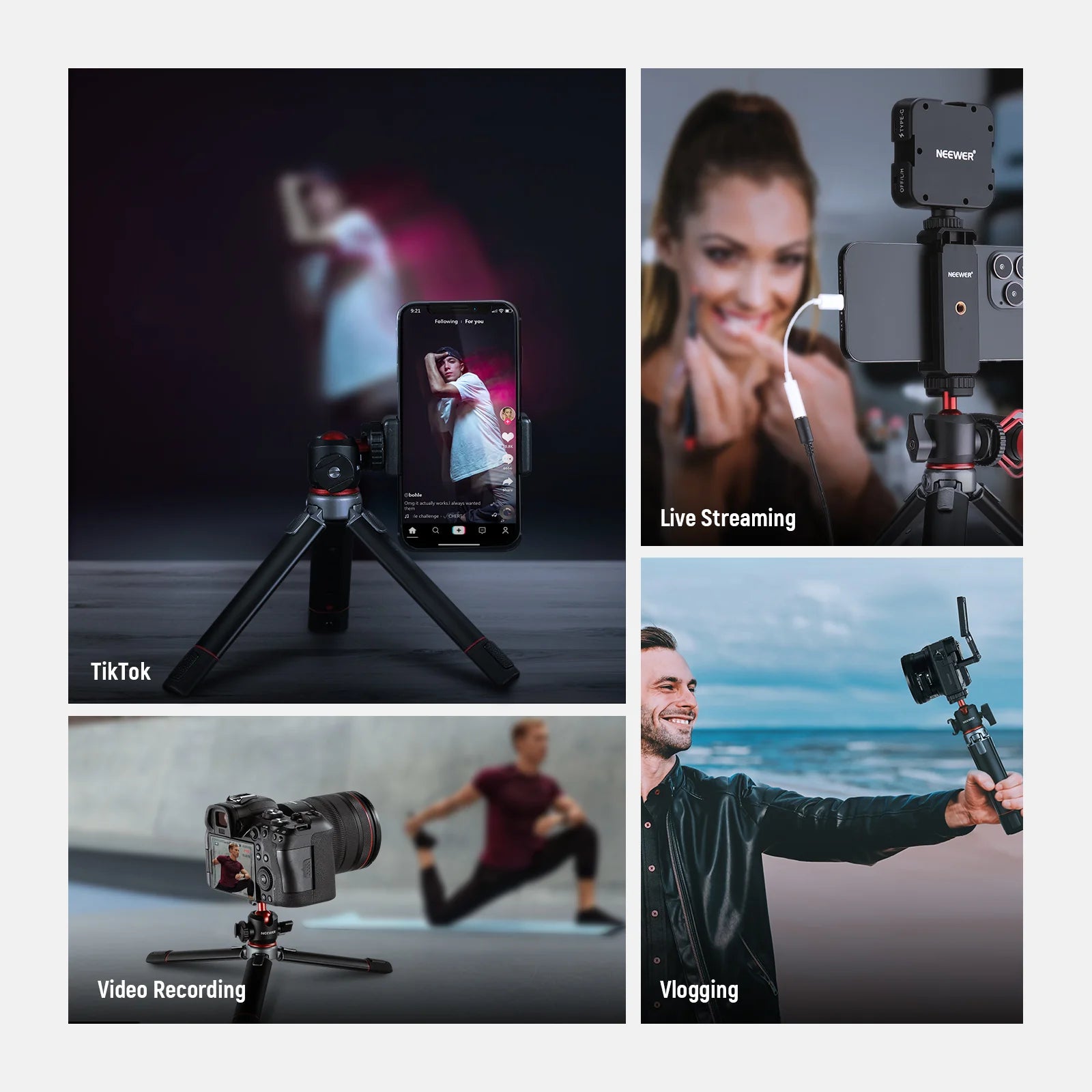 Neewer ST-DT24V DESKTOP TRIPOD FOR VLOGGING (I TYPE
